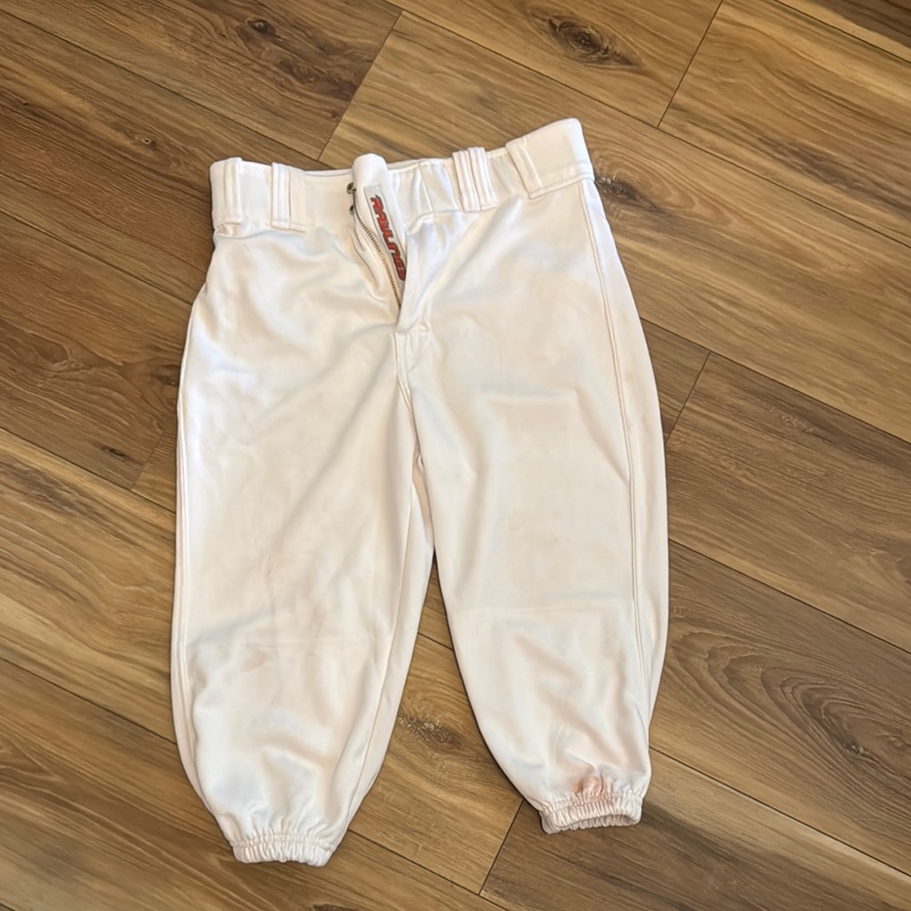 Rawlings White Casual Baseball-Style Bottoms